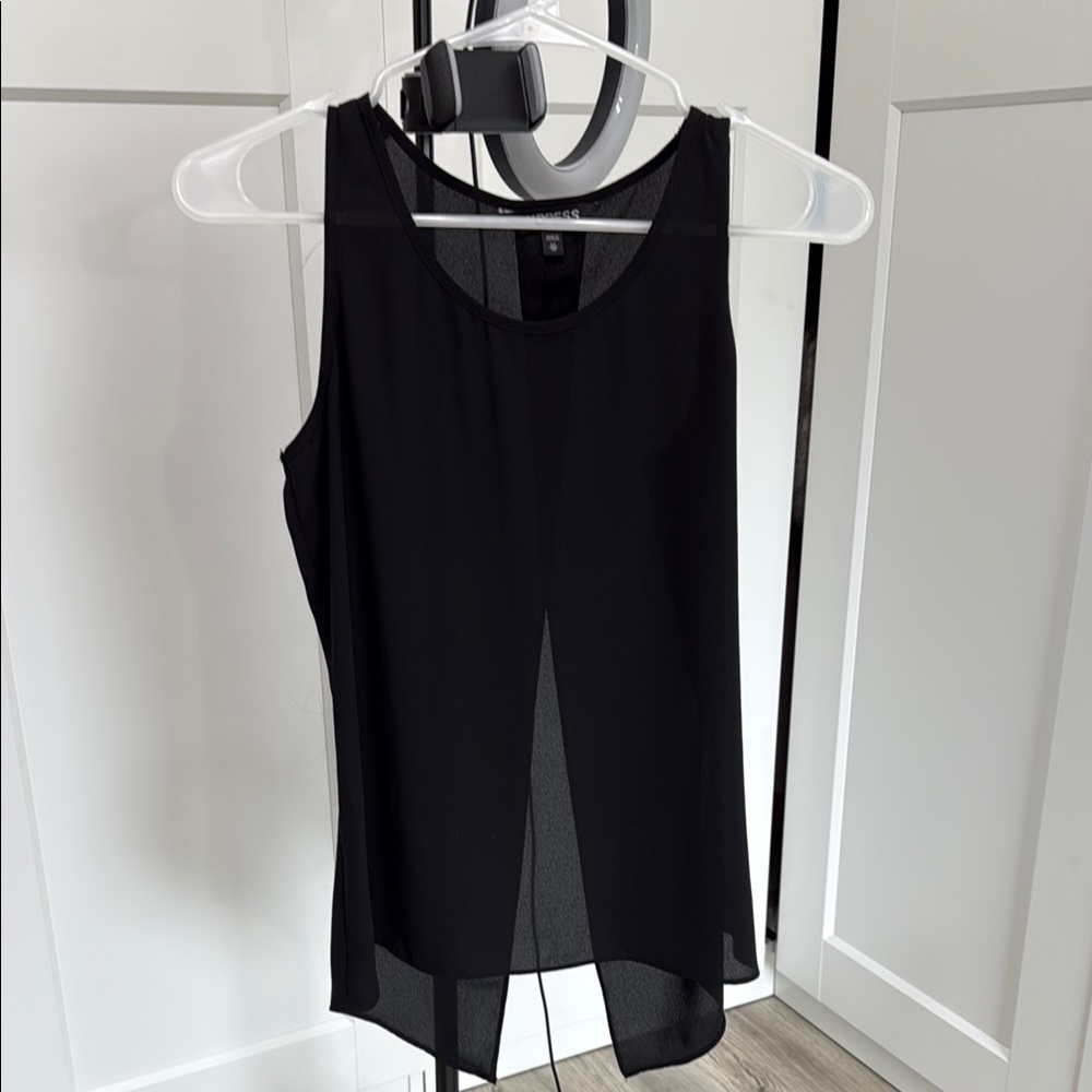 Black Sleeveless Top
